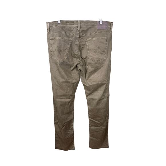 Adriano Goldschmied Graduate Pants Men's 38x34 Olive Green Tailored Leg Stretch - Picture 2 of 13